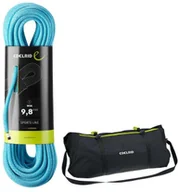 Sprzęt wspinaczkowy - Edelrid Lina dynamiczna Boa 9,8 mm 80 m z torbą - niebieska (300) - miniaturka - grafika 1