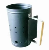 Akcesoria do grilla - Happy Green Komin do rozpalania komin do rozpalania 5012332 Szary - miniaturka - grafika 1