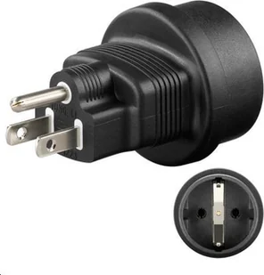 Connect Micro Micro Universal adapter US/Schuko - power connector adaptor PETRAVEL3 - Adaptery i przejściówki - miniaturka - grafika 2