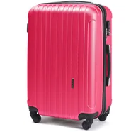 Walizki - Wings Średnia walizka twarda M FLAMINGO 2011 różowy P277 - miniaturka - grafika 1