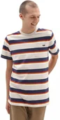 Koszulki męskie - Vans t-shirt SIGNAL STRIPE POCKET TEE Oatmeal - miniaturka - grafika 1