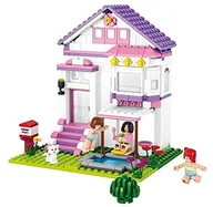 Klocki - Sluban M38-B0532 zestaw budowlany dziewcząt-marzenie wakacyjny domek - miniaturka - grafika 1