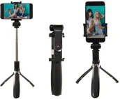 Selfie stick - Statyw z pilotem do robienia zdjęć selfie na Insta - miniaturka - grafika 1