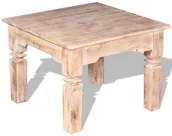 Ławy i stoliki kawowe - Stolik kawowy, drewno akacjowe 60x60x45 cm - miniaturka - grafika 1