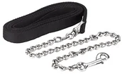 Akcesoria turystyczne - Kerbl KERBL linką do prowadzenia linką do prowadzenia z łańcuszkiem, czarny, 250 cm, w kolorze czarnym, 250 cm, 32147 32147 - miniaturka - grafika 1