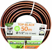 Węże ogrodowe i zraszacze - Nieskręcający się Wąż Ogrodowy 1/2" Top Black - miniaturka - grafika 1