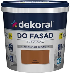 Dekoral Farba emulsyjna POLINIT rudy pojemno$146$147 1 l WREMPTRU-1 - Farby wewnętrzne - miniaturka - grafika 3