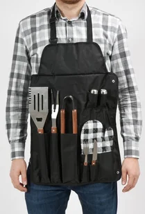 Toya FARTUCH DO GRILLOWANIA Z AKCESORIAMI 8 SZTUK 99783 - Akcesoria do grilla - miniaturka - grafika 6