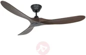 Wentylatory sufitowe - Casa Fan Wentylator sufitowy Eco Genuino 152 czarny/orzech - miniaturka - grafika 1