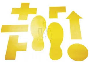 Durable Znacznik podłogowy T 10 szt. 1700-04 - Akcesoria do pakowania - miniaturka - grafika 2