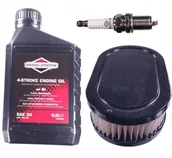 Akcesoria do kos i kosiarek - Filtr powietrza olej SEA30 świeca kosiarki Briggs - miniaturka - grafika 1