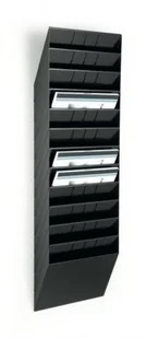 Durable Zestaw dwunastu poziomych pojemników Durable FLEXIBOXX A4 czarny 1709781060 - Półki na dokumenty Durable Zestaw dwunastu poziomych pojemników Durable FLEXIBOXX A4 czarny 1709781060 - Półki na dokumenty - miniaturka - grafika 2