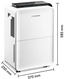 Trotec Osuszacz i oczyszczacz powietrza TTK 99 HEPA + Termohigrometr BZ05 - Osuszacze powietrza - miniaturka - grafika 3