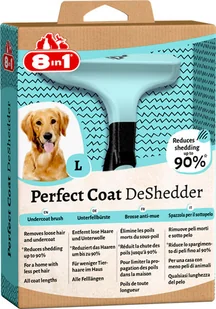 Zolux 8in1 Perfect Coat DeShedder Dog L zgrzebło do wyczesywania podszerstka dla psa L - Szczotki i furminatory - miniaturka - grafika 4