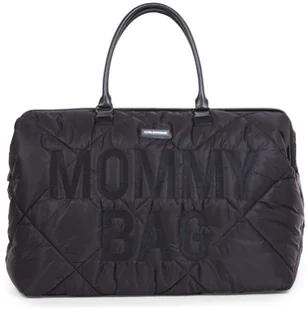 Childhome Torba Mommy Bag pikowana czarna - Torby i organizery dla mam - miniaturka - grafika 2