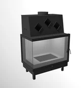 Wkłady kominkowe - Robiren Wkład kominkowy Robiren AIR TERM 15kW Corner Simplex - miniaturka - grafika 1