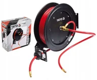 Akcesoria pneumatyczne - YATO Wąż Pneumatyczny Przewód zwijak 9,5mm x 15m - miniaturka - grafika 1