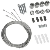 Akcesoria do oświetlenia - Maclean Zestaw linek do paneli LED do montażu paneli LED, pasuje do paneli 595x595mm oraz 1195x295mm, długość 1m, MCE541 - miniaturka - grafika 1