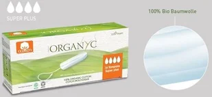 Organyc Tampony higieniczne z bio-bawełny Super Plus () GreenLine-702-uniw - Tampony - miniaturka - grafika 2