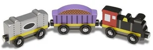 Melissa & Doug Drewniany pociąg z wagonikami w skrzynce - Kolejki i akcesoria - miniaturka - grafika 6