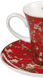 Goebel Filiżanka do espresso Drzewo migdałowe czerwone Vincent van Gogh Goebel 67-011-78-1 - Filiżanki - miniaturka - grafika 3