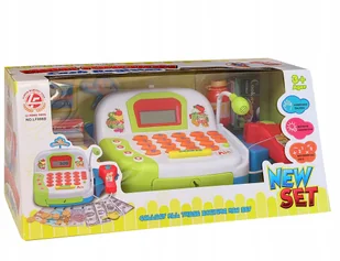 Kasa Sklepowa Duża Fiskalna Dla Dzieci Kalkulator - Zabawy w naśladowanie dorosłych - miniaturka - grafika 2