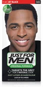 Farby do włosów i szampony koloryzujące - Combe International Limited Just For Men H-60 Głęboka Czerń Czarny Just For Men H-60 - miniaturka - grafika 1
