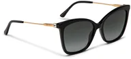 Okulary przeciwsłoneczne - Jimmy Choo Okulary przeciwsłoneczne MACI/S Czarny - miniaturka - grafika 1