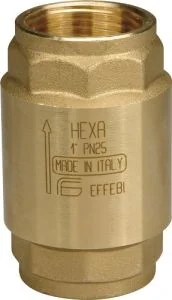 Effebi EFFEBI HEXA Zawór zwrotny z plastikowym grzybkiem 1/2" 2301G404 - Zawory i kraniki Effebi EFFEBI HEXA Zawór zwrotny z plastikowym grzybkiem 1/2" 2301G404 - Zawory i kraniki - miniaturka - grafika 1