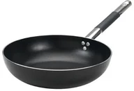 Patelnie - Pentole Agnelli pentole agnelli ALB lakier patelnia, wysokość , aluminium, dno indukcyjne o grubości 3 MM, grubość 8 MM, z okrągłym rękojeść wykonana ze stali nierdzewnej Cool, czarna, czarny, 36 cm ALSC111BSSPIC36 - miniaturka - grafika 1