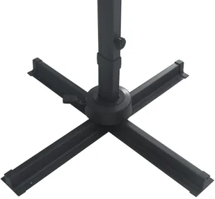 vidaXL Parasol z LED i aluminiowym słupkiem, 400x300 cm, piaskowy vidaXL - Parasole ogrodowe - miniaturka - grafika 16