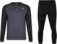 Pozostała odzież narciarska - Dare 2B Exchange Zestaw odzieży bazowej Mężczyźni, czarny/szary XXL 2021 Zestawy bielizny termicznej i narciarskiej DMU344 06N90 - miniaturka - grafika 1
