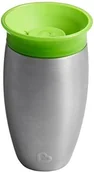 Kubki dla dzieci - Munchkin Miracle 360o kubek do picia ze stali szlachetnej zielony - miniaturka - grafika 1