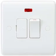 Bezpieczniki elektryczne - Grene Knightsbridge Knightsbridge CU6300N zakrzywiona krawędź 13 A przełączana stożkowy Neon, biały CU6300N - miniaturka - grafika 1