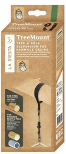 Siesta La Zestaw mocujący do leżaka hamakowego LA TreeMount Black, czarny - Inne mocowania - miniaturka - grafika 6