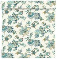 Tapety - Rasch Tapeta w kwiaty 466737 niebieska winylowa na flizelinie - miniaturka - grafika 1