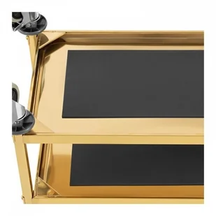 Royal Catering Wózek kelnerski - 3 półki - royal_catering - do 240 kg - półki: 69 x 40 cm 10012422 RCSW 2.1G - Wózki na żywność - miniaturka - grafika 3