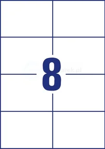 Avery Zweckform Etykiety uniwersalne trwałe A4 105 x 74mm 100 arkuszy Zweckform 3427 - Etykiety samoprzylepne i bloki etykiet - miniaturka - grafika 5