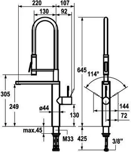 Franke Ono 115.0308.207 - Baterie kuchenne - miniaturka - grafika 4