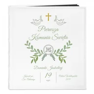 Albumy fotograficzne - NA Murrano Album Zdjęcia Duży Prezent Pierwsza Komunia Nadruk ALB-BC-BK-UV-040 - miniaturka - grafika 1