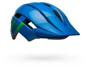 Kaski rowerowe - Bell Sidetrack II MIPS Kask Dzieci, strike gloss blue/green One Size | 47-54cm 2021 Kaski dla dzieci 210232-027 - miniaturka - grafika 1