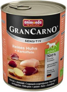 Animonda GranCarno Gran Carno Sensitiv Kurczak + ziemniaki 800g MS_12322 - Mokra karma dla psów - miniaturka - grafika 4