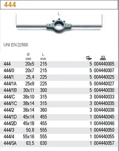 BETA OPRAWKA DO NARZYNEK FI 50,8MM 444G/3 - Gwintowniki - miniaturka - grafika 2