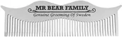 Kosmetyki i akcesoria do pielęgnacji brody - Mr Bear Family Stalowy Grzebień do Wąsów - miniaturka - grafika 1