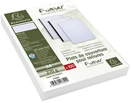 Segregatory - Forever Clairefontaine 2780 °C EVER Cover, Recycle kartonu o strukturze skóry, DIN A4, 270 G/M, 100 sztuk, biały 2784C - miniaturka - grafika 1