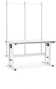 AJ Produkty Elektrycznie podnoszony stół roboczy MOTION z ramą tylną, 300 kg, 2000x800 mm - Akcesoria do pakowania AJ Produkty Elektrycznie podnoszony stół roboczy MOTION z ramą tylną, 300 kg, 2000x800 mm - Akcesoria do pakowania - miniaturka - grafika 1