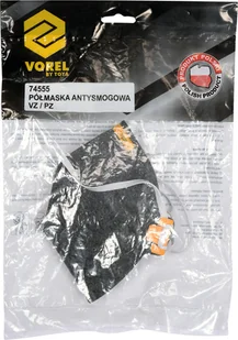 Vorel Półmaska antysmogowa z zaworem PZ1 74555 74555 - Akcesoria BHP - miniaturka - grafika 3