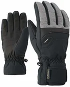 Rękawice narciarskie - Ziener męska glyn GTX (R) + Gore ciepłe rękawiczki Glove Ski Alpine, szary, 9 801047 - miniaturka - grafika 1