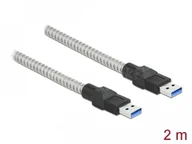Kable USB - Delock USB-A 2.0m metalowy 86776 - miniaturka - grafika 1