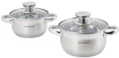 Zestawy garnków i patelni - Ofenbach Podstawowy zestaw komplet garnków ze stali gaz indukcja 4el. 100003 - miniaturka - grafika 1